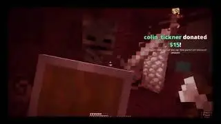 Dream screaming after being attacked by a wither skeleton.. 😂🤣