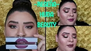 RESE&Ntilde;A + SWATCHES:  HUDA BEAUTY LABIALES LIQUIDOS MATTE