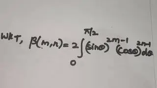 Properties of Beta and Gamma Functions Part 1