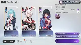 Nebula Distortion &mdash; Family Head (Distortion 6/9) 【F2P Mika Selena Tressa】 | Chaos Zero Nightmare