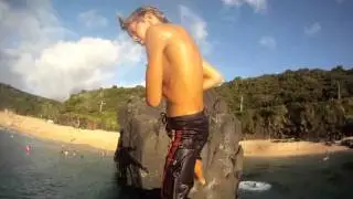 Waimea Jump Rock.