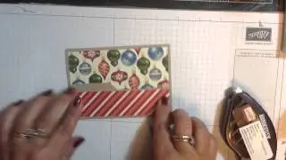 Stampin' Up! Christmas 2015 Home for Christmas Gift Card Holder