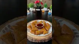 Trending recipe of Crispy Peas Triangle #shorts #snacks #crispy #peas #recipe