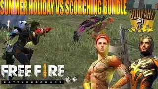 REVIEW BUNDLE SUMMER HOLIDAY DAN TOP GLOBAL KNOCK ! AUTO PECAH KEPALA KU - GARENA FREE FIRE