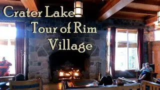 Exploring Rim Village Crater Lake Oregon, what to do a look around lodge hotel visitor center info.