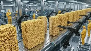 Inside NISSIN&rsquo;s Massive INSTANT NOODLE Factory || Full Process