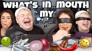 WHATS IN MY MOUTH CHALLENGE W/ MARLENE🤣😂