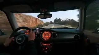 MINI COOPER  S JCW ALMOST CRASH