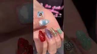 Taylor Swift custom nails❤️  #japanesenails #3dnails #nailart #nailinspo2025 #taylorswiftnails