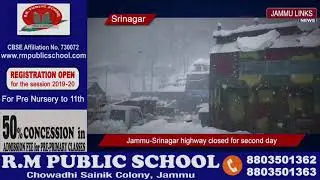 Jammu-Srinagar highway closed for second day