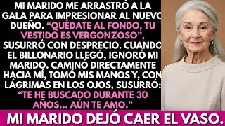 Mi marido me escondió en la gala. Su JEFE me encontró y dijo: 