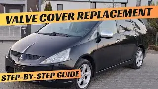 Mitsubishi Grandis 2.0 DI-D 16V Valve Cover / Rocker Cover Gasket replacement BSY BWC