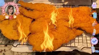 Milanesas de Pollo Empanizandas Picosita-Spicy Super Deliciosa!!!