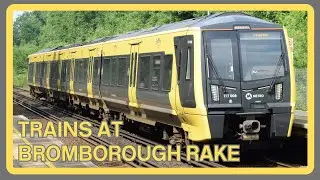 TRAINS at BROMBOROUGH RAKE railway station