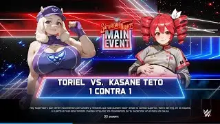 WWE 2K25 TORIEL VS KASANE TETO [RANDOM MATCH]