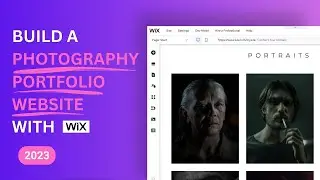 How to Build a Photography Portfolio Website with Wix | 2024 Beginner Tutorial - Step by Step