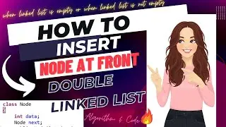 How to insert a node at the front of Double Linked List | Insert Node at the beginning | JAVA