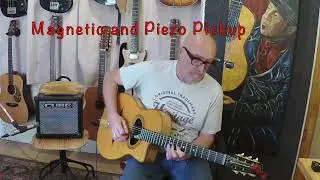 Grand bouche gypsy guitar pickup demonstration