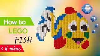 How to build LEGO Fish - Cuteness Unlimited | Make & Create 