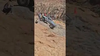 Rock Crawlin' on Potato Salad Hill in Moab! #crawler #toyota #ytshorts #adventure