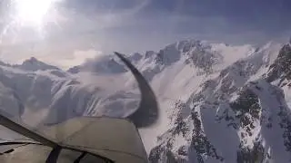First attempt at glacier landings....