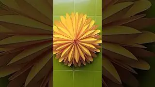 3D paper snowflake ❄️#diy #craft #art #youtubeshorts #shortsfeed