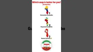 Which map is better for you? (Essequibo) #country #history #mapper #mapping #america #essequibo