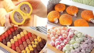 Satisfying Relaxing Video|Taro Mochi Tiger Skin Roll Recipe|Asmr|Tiktok