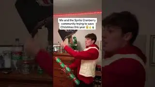 Me and Sprite Cranberry about to save Christmas 🤞🧹
