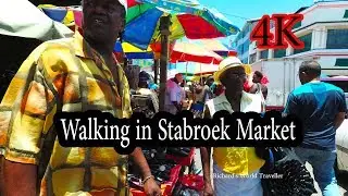 4K Guyana - Walking inside the Stabroek Market in Georgetown Sept 2017