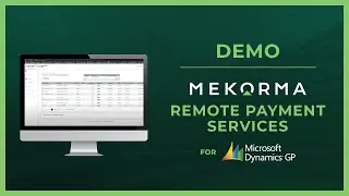 Demo   Remote Payment Services for Microsoft Dynamics GP