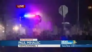 Riot in Isla Vista - Deltopia - Live Shot