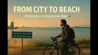 Indian&rsquo;s reaction on Rotterdam City netherlands to the Hidden Beach of Nesselande 🌅 | travel