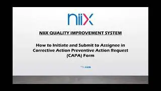 How to Initiate CAPA Form