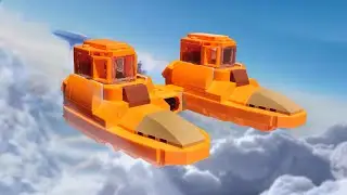 Lego Star Wars Twin Pod Cloud City Car MOC