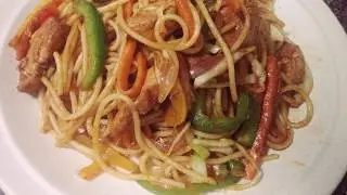Easy Chicken chow mein recipe restaurant style | Chicken chow mein Chinese style recipe | 雞肉炒麵