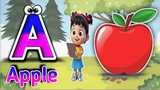 Phonics Song 2 with TWO Words in 3D - A For Airplane - ABC Alphabet Songs with Sounds for Children