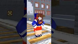 Supergirl JJ Saves Mikey - Minecraft Animation