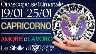 ♑ Capricorno Oroscopo settimanale - Un desiderio si realizza - Lettura con Sibille