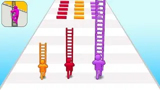 Tiktok Gameplay Video - Ladder Race All Levels Walkthrough Satisfying Mobile Max Level New Update