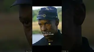 &ldquo;What do we get&rdquo; 😔 #Glory #film #filmclips #cinema #scene #denzelwashington
