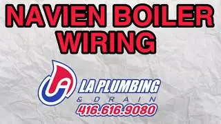 Navien boiler wiring  ( for in floor heating system) #vavien #navien_boiler #navien boiler_wiring