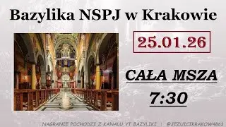 JACEK PRUSAK SJ - MSZA ŚW. 7:30 (25.01.26)