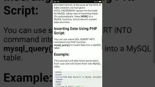 Insert Query in 
