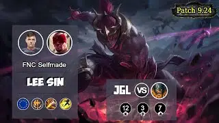 FNC Selfmade Lee Sin Jungle VS Olaf | LOL | S9 EUW Challenger - Full Gameplay