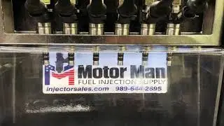 Motor Man | 3.6L 12634126 GM Direct Injector Spray Pattern Test