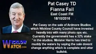 Pat Casey on the sale of Ardmore Studios in Bray