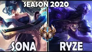 Sona vs Ryze TOP Rank #10 Challenger EUW