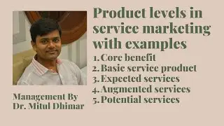Product levels in service marketing (5 levels) / The Customer-Value Hierarchy