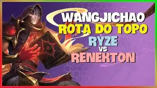 WangJichao mostra o posicionamento impecável do Ryze no Topo Challenger Legenda em Português